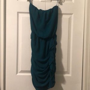 Green Strapless Dress